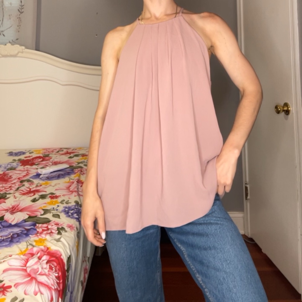 Mauve blouse